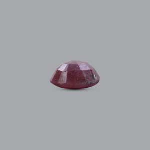 6.55 Carat Oval Cut Natural Indian Ruby Loose Gemstone for Fine Jewelry - Product Image 3