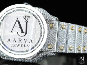 Reloj Mecánico Automático Aarva Jewels para Hombre, con Incrustaciones de Diamantes, Acero Inoxidable 316L, Joyería Hip Hop - Product Image 6