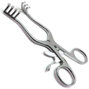 Retractor Quirúrgico Weitlaner de 3x4 Puntas, Autorretenible, de Acero Inoxidable Alemán, Instrumentos Quirúrgicos - Product Image 6