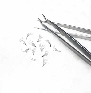 Straight Curved Eyelash Tweezers Nipper Stainless Steel Pointed <b>Clip</b> Makeup Mink Eyelash Extensional Tweezers - Product Image 5