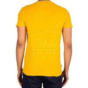 T-shirt en coton uni sur mesure, style unique pour homme, impression de logo personnalisée, vêtements d'été pour homme, t-shirts unis - Product Image 3