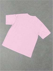 T-shirt rose en strass pour hommes, personnalisé, avec cristaux thermocollants, style streetwear, fabricant OEM - Product Image 3