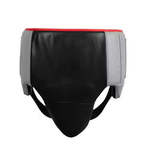 Protège-entrejambe de boxe en PU, écologique, noir, gris, rouge, pour toutes les saisons, équipement d'entraînement - Product Image 1