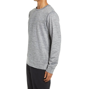 Pull en molleton 100 % coton pour homme, col rond, anti-boulochage, tricoté, coupe classique, couleur unie, décontracté, pour l'hiver - Product Image 6