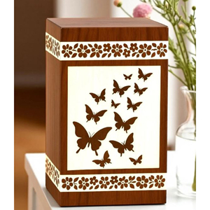 Custom Engraved Wooden Resin Urn <b>Box</b>: <b>Pet</b>/Human <b>Memorial</b> Keepsake urn <b>Memorial</b> Keepsake by AYAANS - Product Image 4