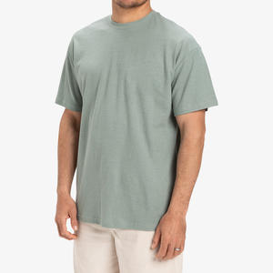 T-shirt Homme Oversize Personnalisable Tendance Actuelle, Vente Chaude, Confortable, Doux, Respirant, 100% Coton, Séchage Rapide, Manches Courtes - Product Image 2