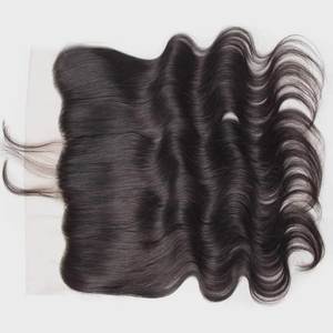 Perruque Lace Frontale Cheveux Humains Ondulés Remy Noir Doux Aspect Naturel pour Usage Quotidien - Product Image 1