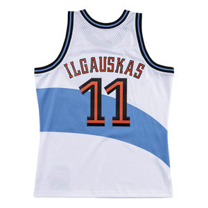 Breathable Sleeveless Basketball Jersey Retros Men Tackle Twill Embroidery <b>Mesh</b> Vintage Basketball Wear Uniform Shirts - Product Image 5