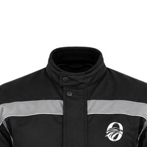 Chaqueta de Motocicleta Negra y Gris para Hombre, Ropa de Protección para Motociclistas, Chaqueta Resistente para Motociclismo al Aire Libre, Ropa para Motociclistas de Turismo y Carreras - Product Image 3