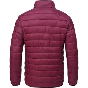 Blouson matelassé pour homme à prix ajustable, designs entièrement personnalisables, col montant, logo frontal, respirant, qualité supérieure, très tendance - Product Image 2