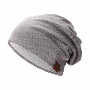 Winters Customizable Breathable Waterproof Spandex/Polyester Unisex <b>Beanies</b>-Solid Color Streetwear - Product Image 3