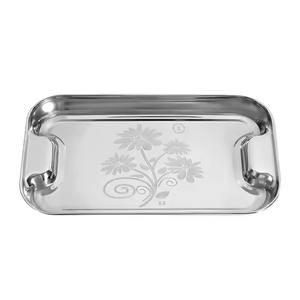 Plateau de service en métal artisanal, élégant, pour la présentation de la restauration, idéal pour les mariages, les scènes et la décoration d'événements - Product Image 6