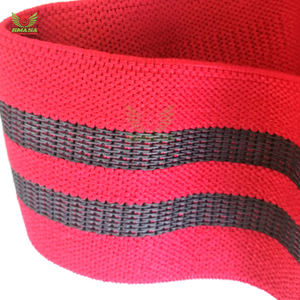 ชุดยางยืดออกกำลังกายสำหรับบริหารสะโพกผู้หญิง แบบวงกลม กว้าง กันลื่น สำหรับออกกำลังกายกล้ามเนื้อก้น ทำจากโพลีเอสเตอร์คุณภาพสูง - Product Image 4