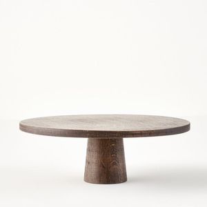Best selling Round Wood <b>Cake</b> <b>Stand</b> Handmade Pedestal Dessert Display for Wedding Birthday Party Home Hotel - Product Image 3