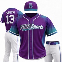 Ensemble Maillot et Pantalon de Baseball Personnalisé Imprimé en Gros – Respirant, Anti-Bactérien, Grandes Tailles pour Adultes – Idéal Été