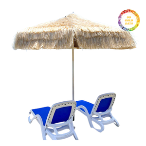 Sombrilla de hojas de palma para exteriores con diseño de estilo tropical, ideal para proyectos de hostelería y entornos de jardín - Product Image 6