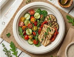 Compostable Bagasse <b>Disposable</b> 10 inch <b>Plates</b> Round Biodegradable Serving Dishes for Restaurant Party Food Service - Product Image 4