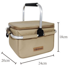 Waterproof Insulated Zipper Closure Camping Outdoor Tactical Camouflage Basket Cooler Bag SENDA OEM Best-Selling 15L Polyester - Product Image 5