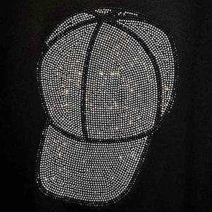 เสื้อยืดผู้ชายประดับเพชร พิมพ์โลโก้ตามสั่ง สตรีทแวร์ ระบายอากาศได้ดี แขนสั้น แฟชั่นลำลอง - Product Image 5