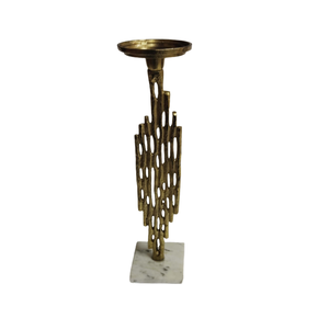 Metal Sculpture With Candle Stand for Home Decoration New Latest Ornaments Wedding Design <b>Table</b> Decor Candle Holder - Product Image 5
