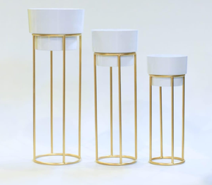 Support de pot suspendu en métal pour balcon, terrasse, patio, économiseur d'espace, présentoir de plantes de jardin - Product Image 6