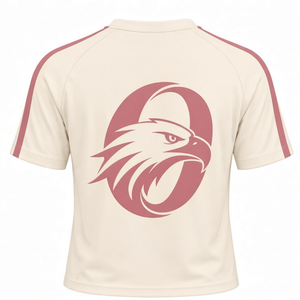 Conjunto de Uniforme Deportivo Rosa Neutro Estampado, Camiseta de Manga Corta y Falda Plisada, Ropa Deportiva para Equipo, Entrenamiento y Práctica - Product Image 5