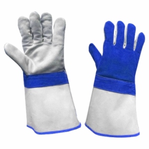 Guantes de Seguridad JNM SAFETY JNM-2251 de Cuero Vacuno Reforzado, Resistentes al Fuego, Antiestáticos, Protección para Soldadura, Certificación CE - Product Image 3