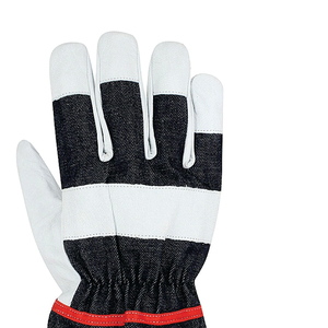 Guantes de Seguridad Blancos, Lisos, Antideslizantes, con Puño Recto, Resistentes al Calor, Duraderos, para Uso General - Product Image 5