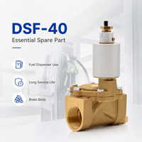 Vanne solénoïde en cuivre DSF-40 1-3/4" haute précision pour le contrôle du carburant, pièce de rechange pour distributeur de carburant