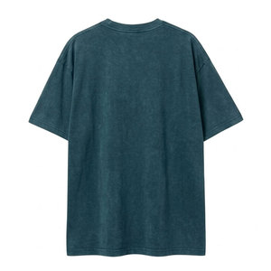 T-shirt homme en tissu léger, coupe ample avec épaules larges et ajustement régulier pour un style urbain quotidien - Product Image 2