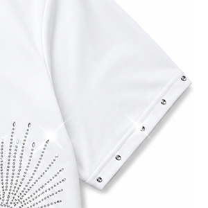 Camiseta Extra Grande Personalizada con Pedrería, 100% Algodón, Tela Suave y Transpirable, Estilo Vintage, Manga Corta, Unisex - Product Image 5