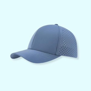 Laser Cut Ventilation Wholesale Custom Baseball Hat For Outdoor Sports Uniform Use Blank 6 Panel Unisex Waterproof Golf Hat - Product Image 1