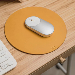 Alfombrilla de Ratón de Cuero de Grano Completo, Duradera, Cosida, de Cuero Vacuno Genuino, para Estaciones de Juego LMP-0055 - Product Image 1