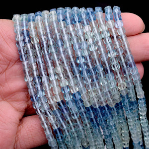 AAA+ Fluorite 4mm Faceted Cube <b>Loose</b> <b>Beads</b> Natural Multi Fluorite Semiprecious Gemstone Box Fancy <b>Loose</b> <b>Beads</b> for Jewelry Making - Product Image 2