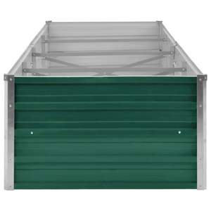 Acero galvanizado 126 "x 31,5" x 17,7 "Jardín Cama elevada Color verde - Product Image 4