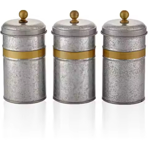 Boîte de rangement de luxe en laiton pour pain et épices avec couvercle hermétique – Contenant de cuisine écologique pour la conservation de la fraîcheur - Product Image 6