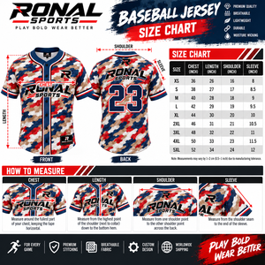 เสื้อเบสบอลแบบกำหนดเองสำหรับ OEM พร้อมหมายเลขปัก แขนสั้น ลายพิมพ์ ผ้าระบายอากาศ สำหรับชุดทีม สั่งซื้อจำนวนมาก - Product Image 6