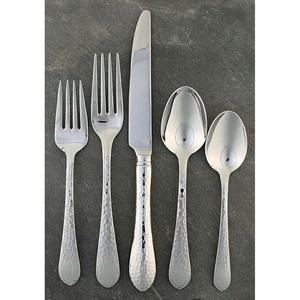 Manche en bois avec brillant argent poli hôtel de luxe vaisselle de mariage ensemble de couverts ensemble de couverts pour mariage - Product Image 6