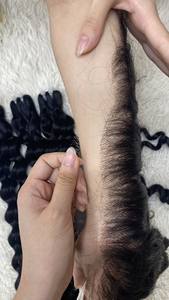 วิกต่อผมหยักศกลึกทรงหลวมลูกไม้ HD ผม100% จาก Vqhair - Product Image 2