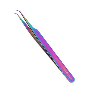 Pinzas de pestañas de volumen con logotipo personalizado de venta superior Herramienta de acero inoxidable de belleza hecha en Pakistán - Product Image 3