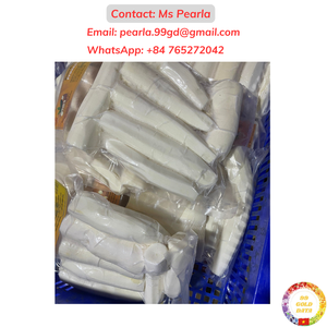 Cultivo de raíz de almidón de tubérculos pelados Premium de yuca congelada Ideal para freír al vapor y exportar Vietnam Made - Product Image 4