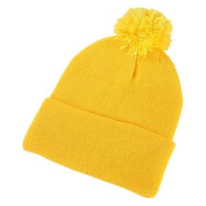 Gorro de Punto Ultra Suave con Pompón, Gorro Cálido Informal para Uso Diario, Gorro de Invierno con Pompón y Patrón Jacquard - Product Image 5