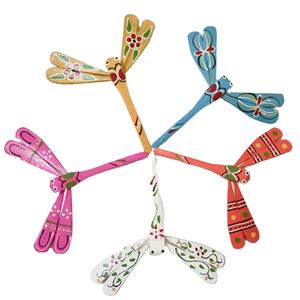 Libélula de Bambú Colorida, Juguete Animal Pintado a Mano, Regalo de Navidad Hecho en Vietnam - Product Image 1