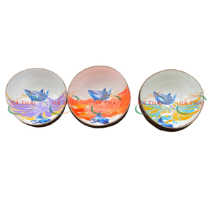 Compra al por Mayor de Tazones de Coco Ecológicos, Lacados, Hechos a Mano en Vietnam, Artesanía Decorativa para Cocina, Directo de Fábrica - Product Image 2