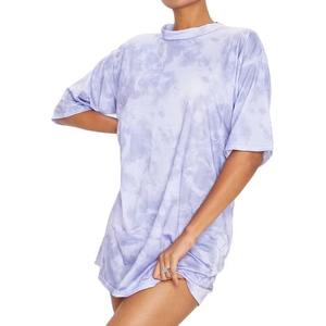 T-shirt décontracté vintage surdimensionné pour femme, T-shirt urbain élégant en coton à motif graphique pour femme, Haut décontracté premium à col rond pour femme - Product Image 1