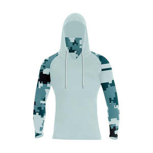 Ropa de Pesca con Diseños Personalizables, Sudaderas con Capucha para Pesca con Protección UV, Secado Rápido, Poliéster, Tallas Grandes - Product Image 2