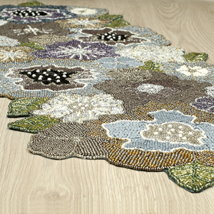 ผ้าปูโต๊ะลูกปัดสีทึบสำหรับงานแต่งงานงานเลี้ยงวันเกิดหรืองานเลี้ยงของตกแต่งโรงแรมทำจากผ้าดีไซน์ล่าสุด - Product Image 2