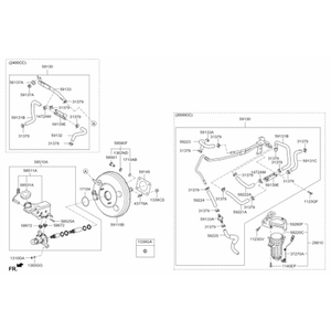Nouveaux étriers et supports de frein Sportage 59110D9200 - Product Image 2