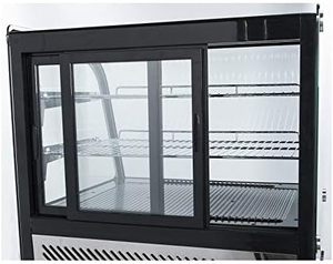 Refrigerador de mostrador de 3 niveles para exhibición de pasteles, vitrina refrigerada para panadería con iluminación LED - Product Image 4