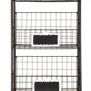 Spacious Eco-friendly Vintage Geometric Metal <b>Wire</b> <b>Storage</b> <b>Basket</b> Heavy Duty Home Organization Bin - Product Image 5